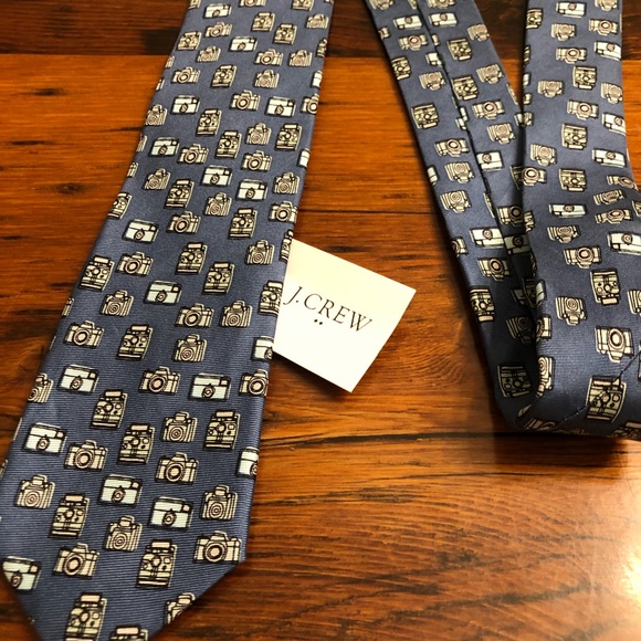 J Crew Silk Tie with Camera Motif - Picture 5 of 5